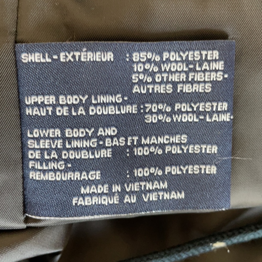Chaps Men’s heathered, gray jacket with large pockets - Picture 10 of 12